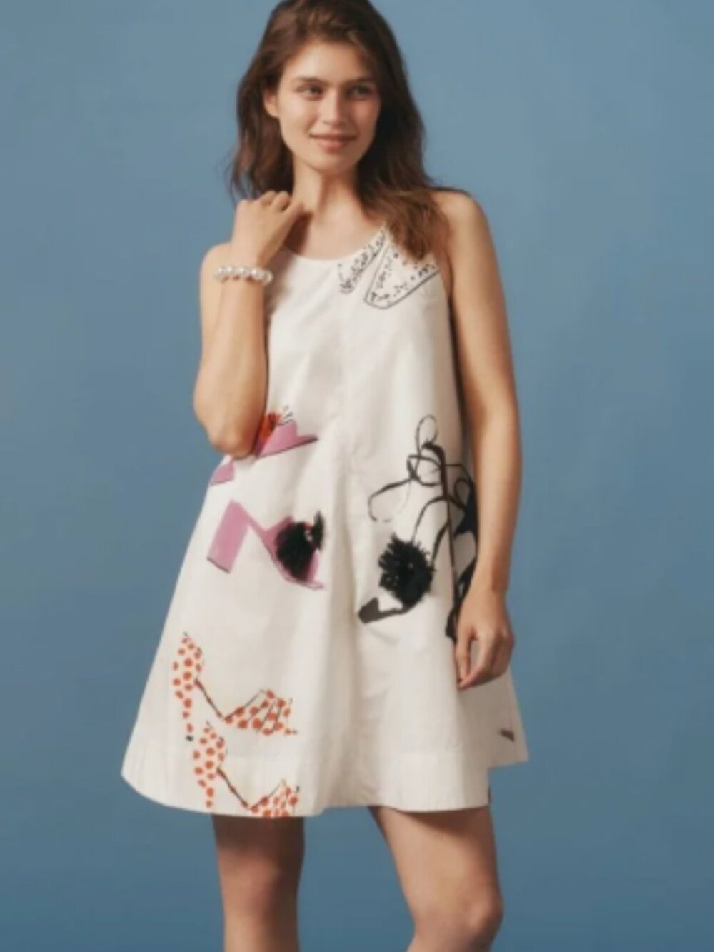 EUC!‎ Mauve Danielle Kroll Kieko Mini Dress Size XL